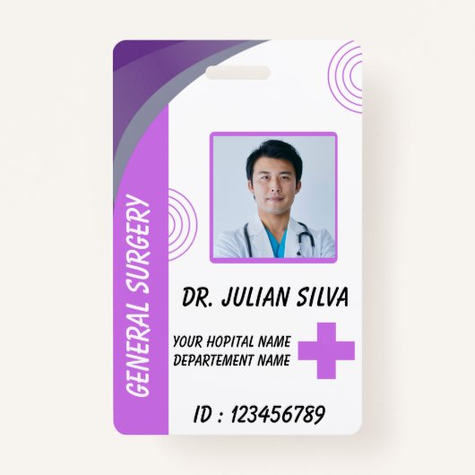 Custom Nurse ID Badge for Healthcare Employees (Devant)
