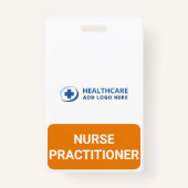 Custom Nurse Practitioner NP Recognition Companion Badge (Voorkant)