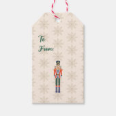 Custom Nutcracker Name Illustration  Cadeaulabel (Voorkant)