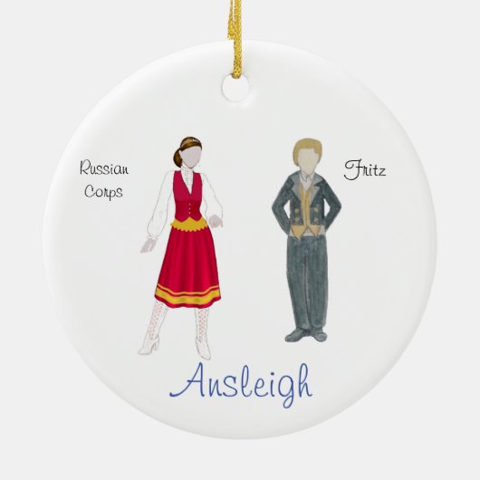 Custom Nutcracker Ornament for Ashley B, neem 3 (Achterkant)
