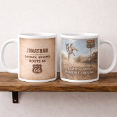 Custom Oatman Donkey Route 66 Centennial Gift Extra Grote Beker