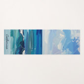 Custom Ocean Beach Waves Yoga Mat (Voorkant (horizontaal))