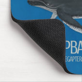 Custom Ocean Whale gepersonaliseerd Muismat (Hoek)