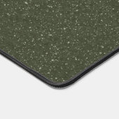 Custom Olive Green Desk Mat - Slank & Modern (Hoek)