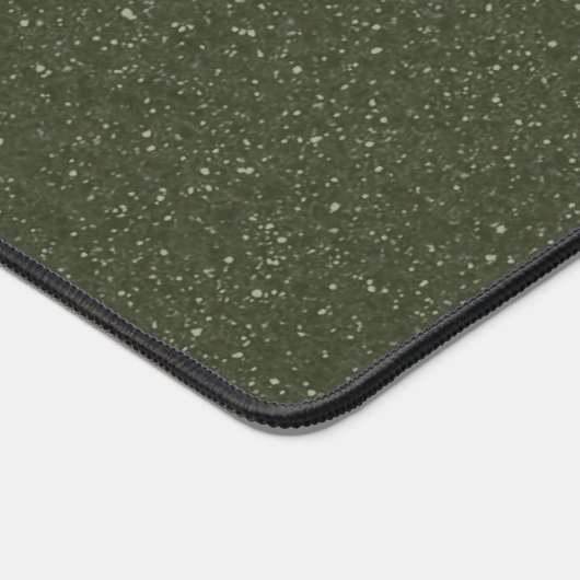 Custom Olive Green Desk Mat - Slank & Modern (Hoek)