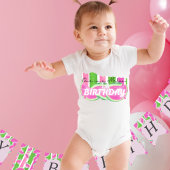 Custom One in a Melon Verjaardag op elke leeftijd Romper