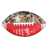 Custom “Only One in My Huddle” 12 Photo American Football (Voorkant)