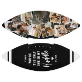 Custom “Only One in My Huddle” 12 Photo American Football (Panelen)