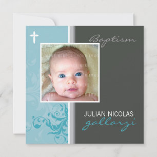 CUSTOM ONTWERP:: Suzana Doopsel Uitnodigen - posh  Kaart