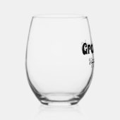 Custom Opa's Sippy Cup Wijnglas Zonder Voet (Rechts)