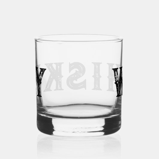 Custom ouderwets design whisky glas cadeau (Rechts)