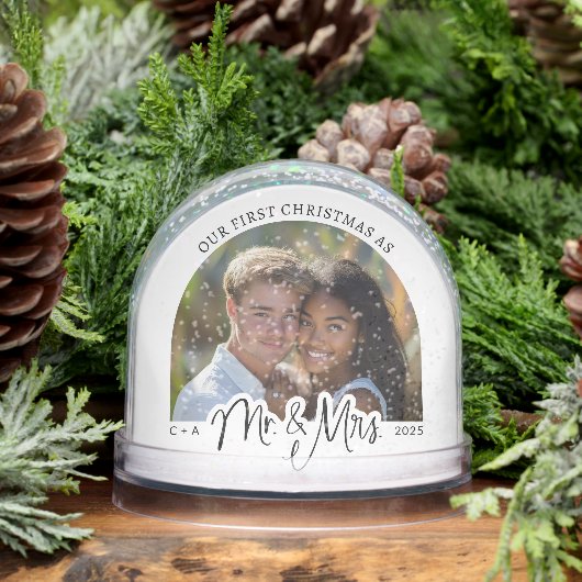 Custom Our First Christmas As Mr. & Mrs. (Hiver)