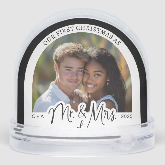 Custom Our First Christmas As Mr. & Mrs.  (Arrière)