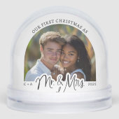 Custom Our First Christmas As Mr. & Mrs. Sneeuwbol (Voorkant)