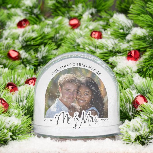 Custom Our First Christmas As Mr. & Mrs. Sneeuwbol (Kerstmis)