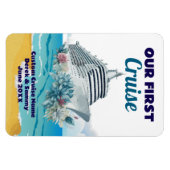 Custom Our First Cruise Cabin Door Magneet (Horizontaal)