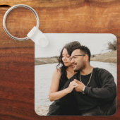 Custom paar foto Creëer uw eigen Sleutelhanger (Voorkant)