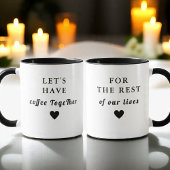 Custom paar koffie Mok | Mr Mrs Wedding Gift