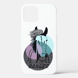 Custom Paard Apple IPhone 12 (Stoer) Telefoon Case