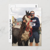 Custom Pack Llama-Briefkaart Briefkaart (Voorkant / Achterkant)