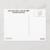 Custom Pack Llama-Briefkaart Briefkaart (Achterkant)