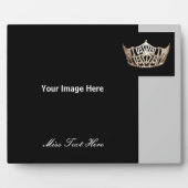 Custom Pageant Royalty Photo Plaque (Devant)