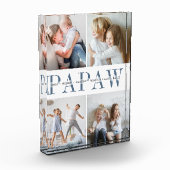 Custom Papaw Grandchildren Fotoblokken (Links)