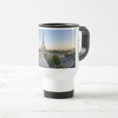 Custom  Paris panoramic skyline Travel  Mug (Devant droit)
