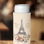 Custom Paris Trip Eiffel Tower Floral