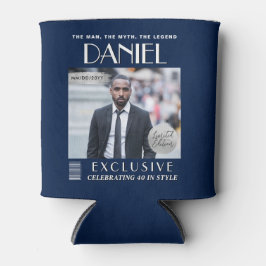 Custom Party Drink Cooler, Modern Magazine Cover Blikjeskoeler