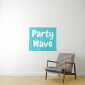 Custom Party Wave Surf Kindercrèche Boho Kind Wall Wandkleed (In Situ (horizontaal))
