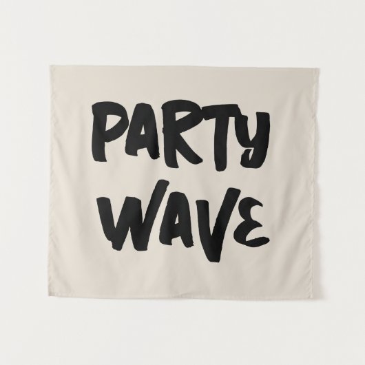 Custom Party Wave Surf Kindercrèche Boho Kind Wall Wandkleed (Voorkant (horizontaal))