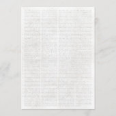 Custom Pasen Uitnodiging Uitnodiging Krant w. Foto (Achterkant)