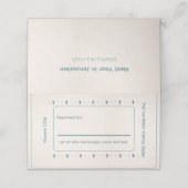 Custom Passover Modern Table Name Cards (Buitenkant ongevouwen)