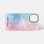 Custom Pastel Art Hoesje – Abstracte kleurenmix iPhone Hoesje (Achterkant horizontaal)