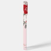 Custom Pastel Bloemen Lijst Delicate Roze Schattig Case-Mate iPhone Case (Achterkant / Rechts)