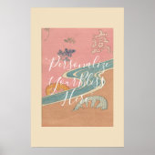 CUSTOM Pastel Gradient Pattern Art | Adachi Masato Poster (Voorkant)