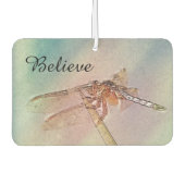 Custom Pastel Inspirerend Dragonfly Luchtverfrisser (Voorkant)