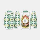 Custom Pastel Mushroom Baby shower Bedankdoosjes (Uitgevouwen)