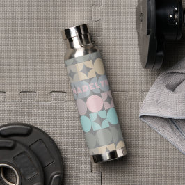 Custom Pastel Seafoam Mint Blauwgroen Jade Green Waterfles