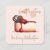 Custom Pastry Chef Visitekaartje (Voorkant)