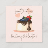 Custom Pastry Chef Visitekaartje (Voorkant)