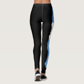 Custom Patriotic Leggings Argentina Flag Fan Gear (Dos)