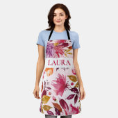 Custom Patterned Floral Schort (Gedragen)