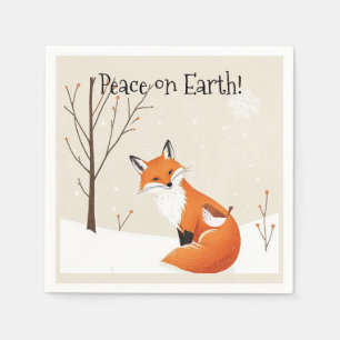Custom Peace Earth Minimalist Vos Vogel Dier Servet