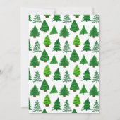 Custom Peace op Earth Holiday Party Kaart (Achterkant)