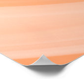 Custom Peach Fuzz Wave Poster (Hoek)