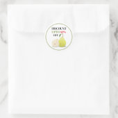 Custom Pears Fruit Discount Sticker (Tas)
