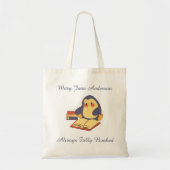 Custom Penguin Reading Tote Bag • Fully Booked (Devant)