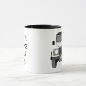 Custom Personalize Classic Land Rover  mug (Centre)